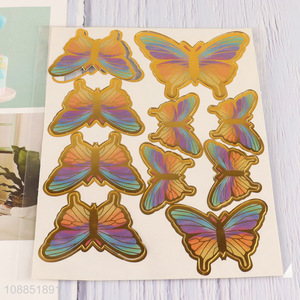 New product paper butterfly cake toppers for birthday cake decoration