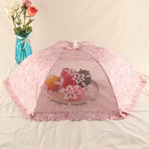 Wholesale folding floral print mesh food cover pop-up food tent