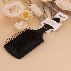 Top products black wide tooth massage hair comb with air cushion