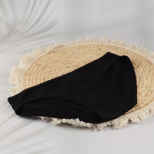 Hot items black women breathable underwear briefs for sale