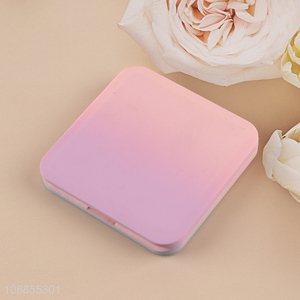 Top quality folding portable pocket mirror double-sided mirror