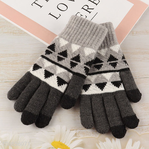 New product unisex winter touch screen gloves for driving runing