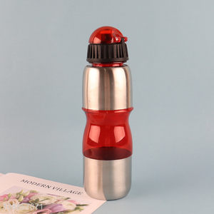 Good Quality 800ML Stainless Steel Plastic Sports Water Bottle