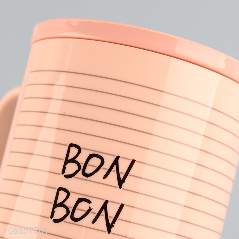 Wholesale Thick Plastic Drinking Cup Water Tumbler with Handle