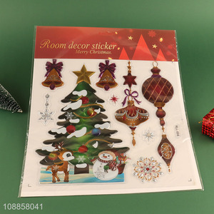 New product Christmas wall stickers for nursery school decoration