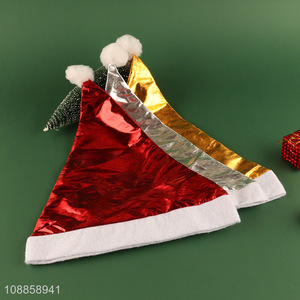 Wholesale Santa Hat Festive Party Christmas Hat for Men Women