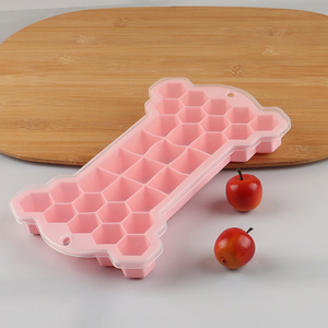 Latest products pink silicone ice cube mold ice maker