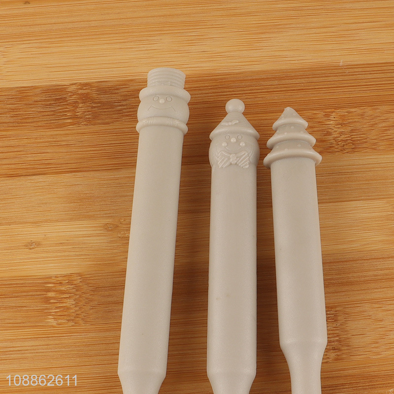 Online wholesale 3pcs plastic salad spoon set for stirring mixing