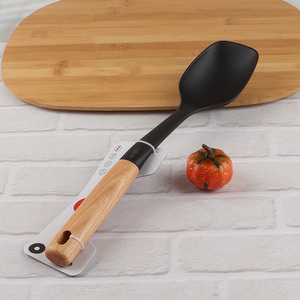 Online wholesale nylon cooking <em>spoon</em> with acacia <em>wood</em> handle