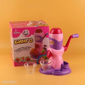 Online wholesale kids kitchen toy manual ice <em>shaver</em> toy for kids age 3+