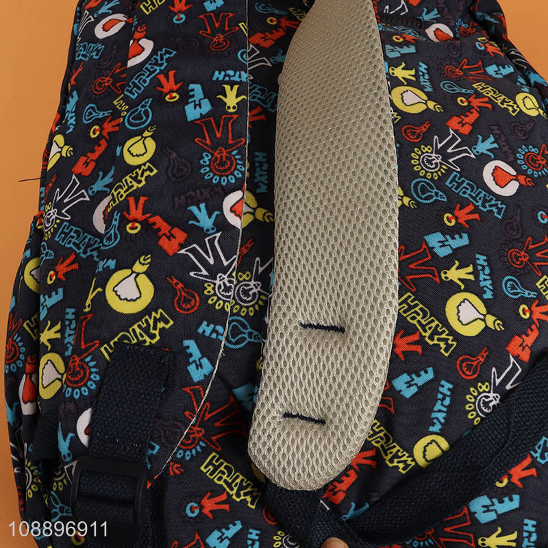 Top selling printed large capacity casual sports backpack for men women