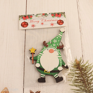 Factory Price Painted Christmas Wooden <em>Pendants</em> for Holiday Home Decor
