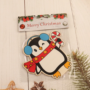 High Quality Christmas Wooden Penguin <em>Pendants</em> Wooden Hanging Ornaments