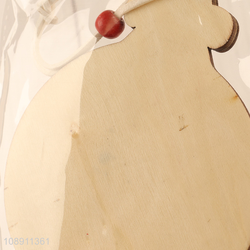 New Arrival Christmas Wooden Painted Pendants for Xmas Home Decoration