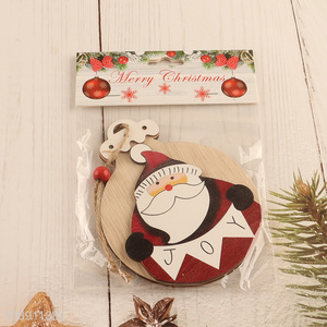 New Product Christmas Wooden <em>Pendants</em> Painted Wooden Hanging Crafts