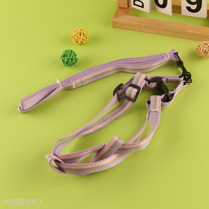 Online wholesale pet outdoor adjustable dog harness and <em>leash</em> set
