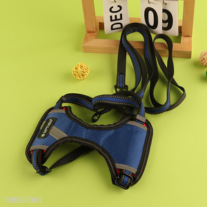 Best selling comfortable adjustable dog harness and <em>leash</em> set wholesale