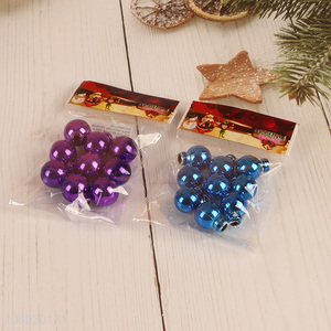 New Product 9PCS Mini <em>Christmas</em> <em>Balls</em> Xmas Tree Hanging Ornaments