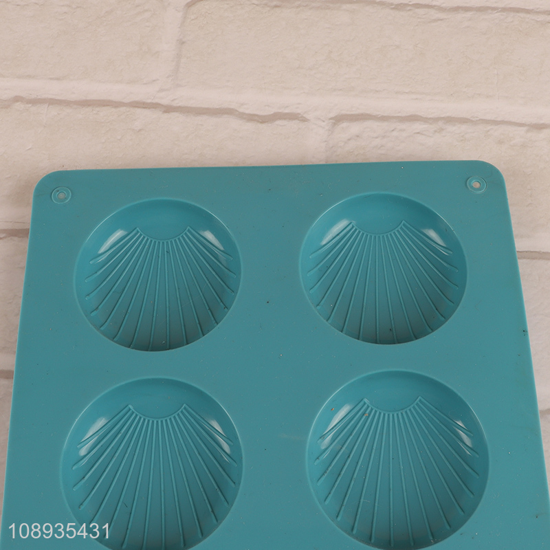 Wholesale 8 Cavity Sea Shell Silicone Cake Molds for Chocolate Soap