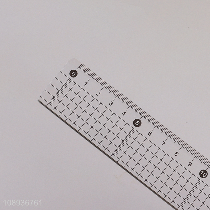 New Arrival Clear Plastic Straight Ruler for Home Office School