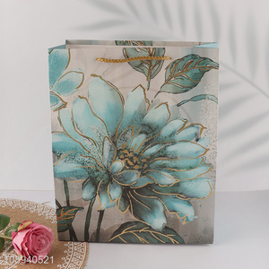 Hot products flower pattern paper <em>bag</em> <em>gift</em> <em>bag</em> for sale