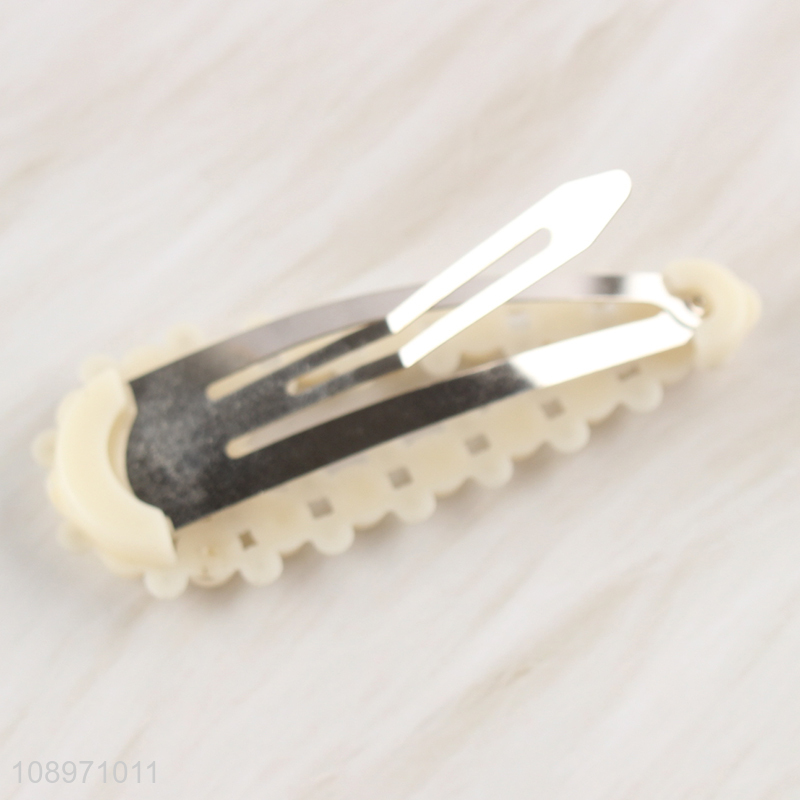 Hot Sale Large Pearl Hair Clips Snap Haipins French Hair Accessories