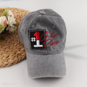 Good Quality Embroidered <em>Baseball</em> <em>Cap</em> Summer Outdoor Sunhat for Men