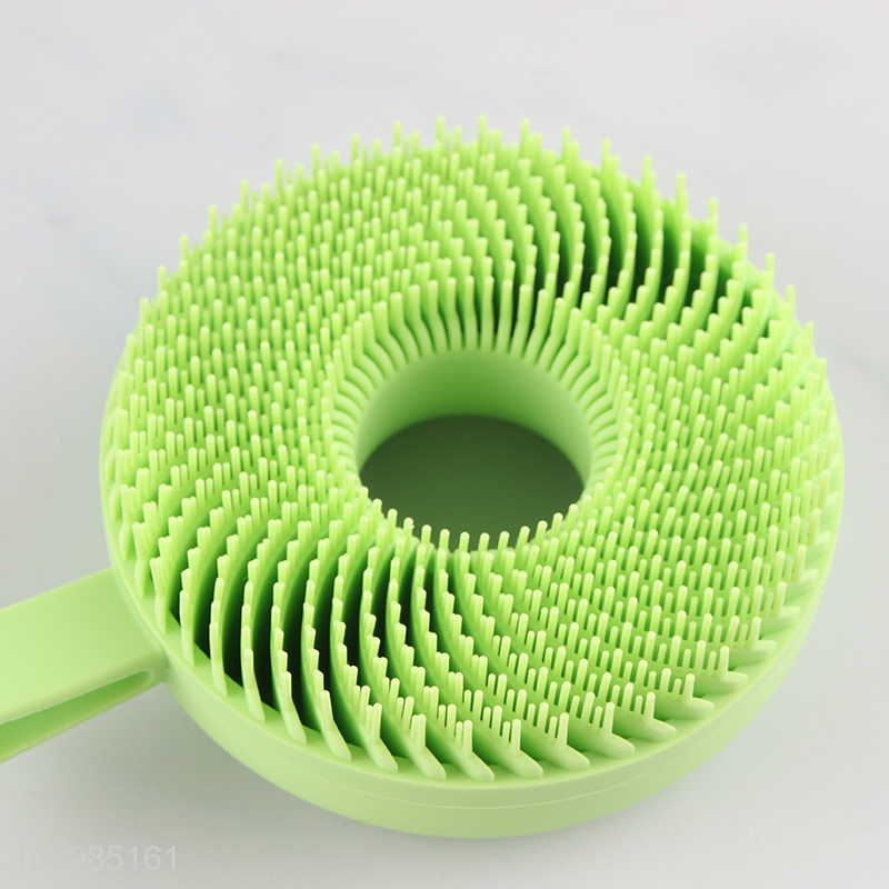 Top selling round silicone facial cleansing brush for skin care
