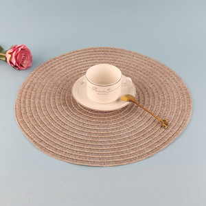 Most popular round non-slip home hotel place mat dinner mat
