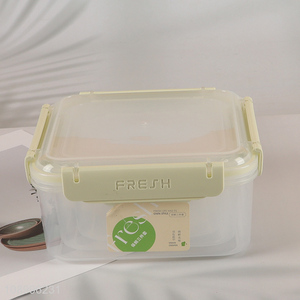 Hot Sale 3PCS Plastic Food Containers Refrigerator <em>Organizers</em> for Vegetable Fruit