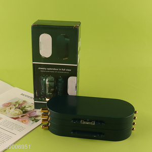 Good Quality Foldable Jewelry Storage Box Dustproof <em>Earring</em> Necklace And Ring Organizer
