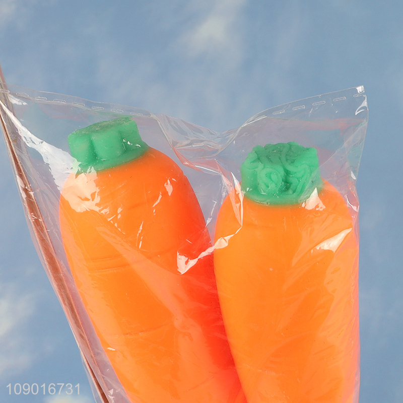 Top products 2pcs carrot shape squeeze toys stress relief toys for sale
