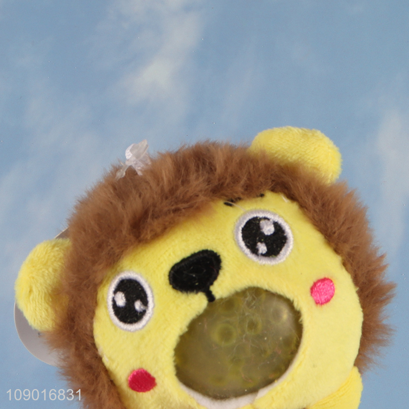 Latest products cartoon children plush squeeze ball toys for stress relief