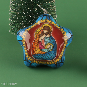 Hot products <em>star</em> shape <em>Christmas</em> tree hanging ornaments holiday decoration