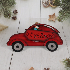 Hot Selling Light Up Christmas Tree Hanging <em>Metal</em> Decorations Party Decorations