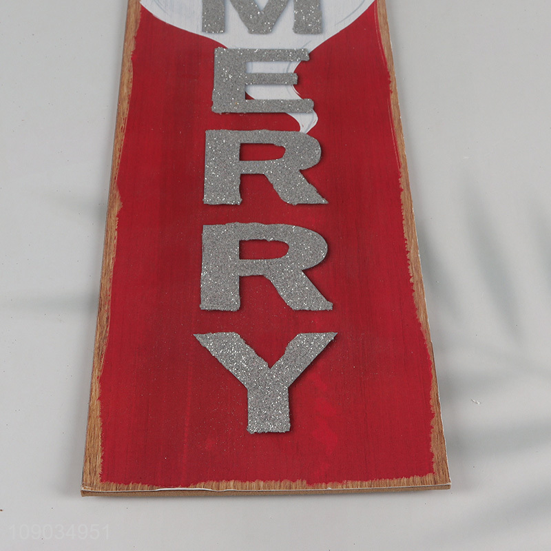 Hot Selling Christmas Wooden Hanging Ornaments Christmas Tree Decorations