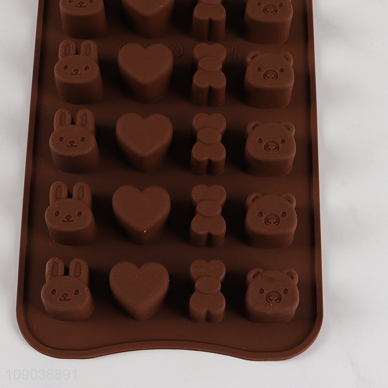 Online Wholesale 28-Cavity Silicone Chocolate Molds Food Grade Candy Molds