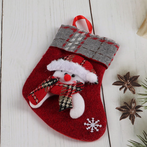 Factory Price 3D Christmas Stockings <em>Gift</em> <em>Bag</em> Holiday Decorations