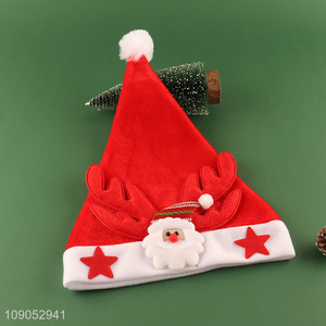New Product Cute <em>Christmas</em> <em>Hat</em> Non-Woven Santa <em>Hat</em> for Kids