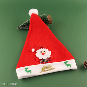 New Product Non-Woven <em>Christmas</em> <em>Hat</em> Santa <em>Hat</em> Unisex Xmas <em>Hat</em>