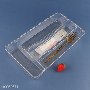 Hot Sale Clear Plastic Drawer <em>Organizers</em> for Cutlery Kitchen Utensils