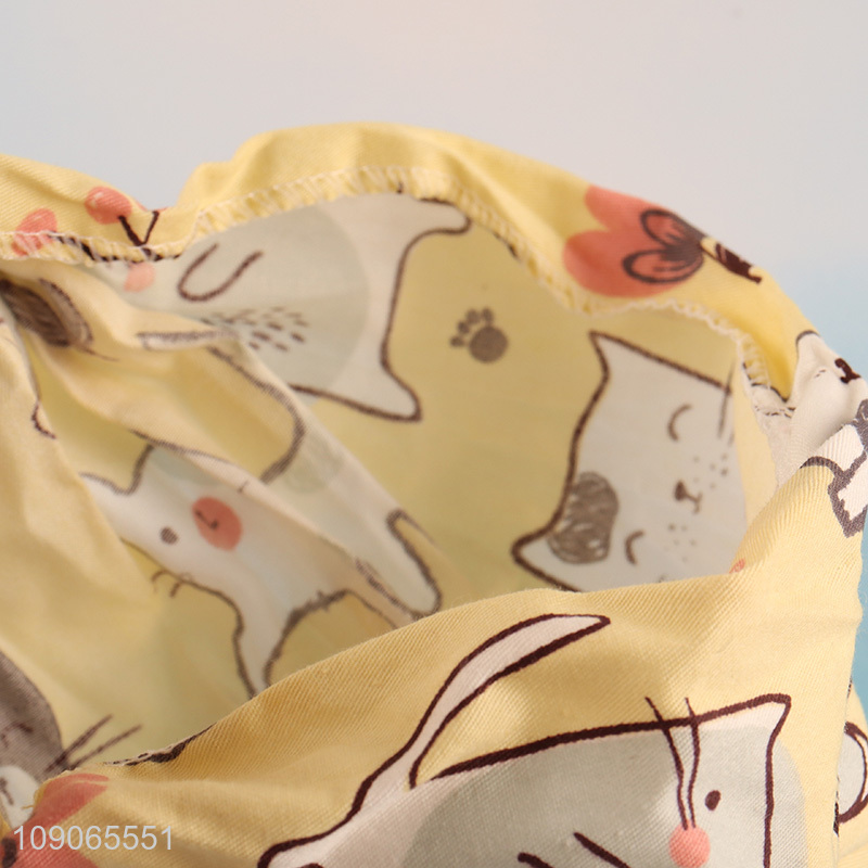 China Imports Cartoon Cat Printed Elastic Headband Cotton Sweat Bands