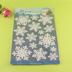 Most popular snowflakes shape home window sticker for Christmas decoration