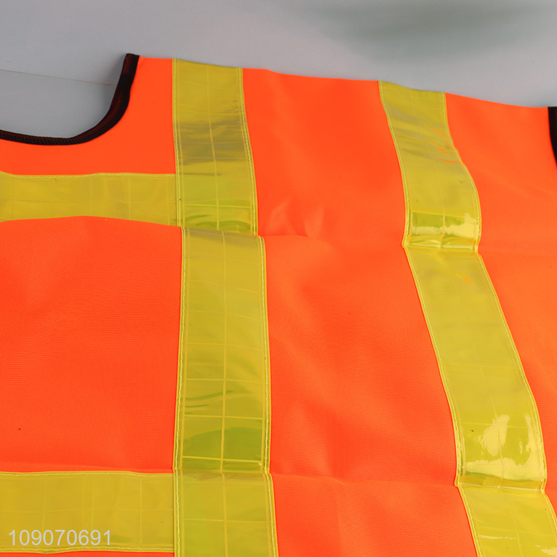 Yiwu market outdoor polyester Reflective safety vest  for sale