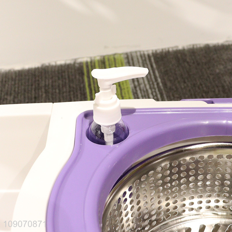 Good Quality Hand-Free Microfiber Spin Mop and Bucket Set for Floor Cleaning