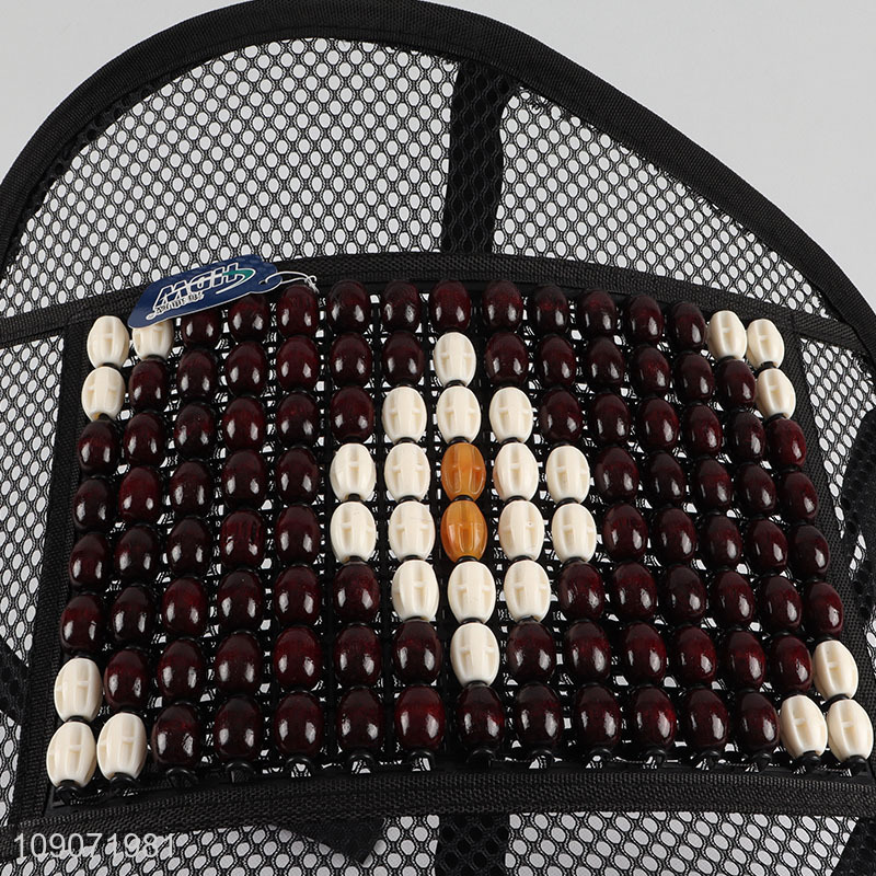 Factory Supply Wooden Beaded Car Seat Cushion Cooling Car Seat Cover