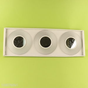 Hot products 3pcs round wall decoration wall mirror set for sale