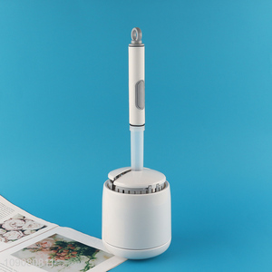 Good selling quick dry bathroom cleaning brush toilet brush set with holder