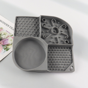 Best selling silicone pet dog slow food bowl pet supplies with suction up