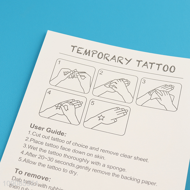 Top selling body art temporary tattoo decorative tattoo sticker wholesale
